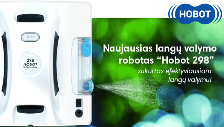 langų valymo robotas Hobot 298