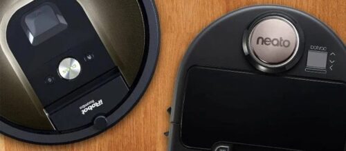 dulkių siurblys robotas neato ir irobot