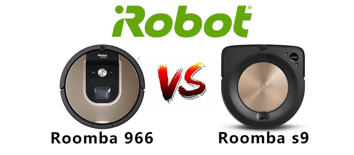 iRobot Roomba s9 ir iRobot Roomba 966 namų robotai