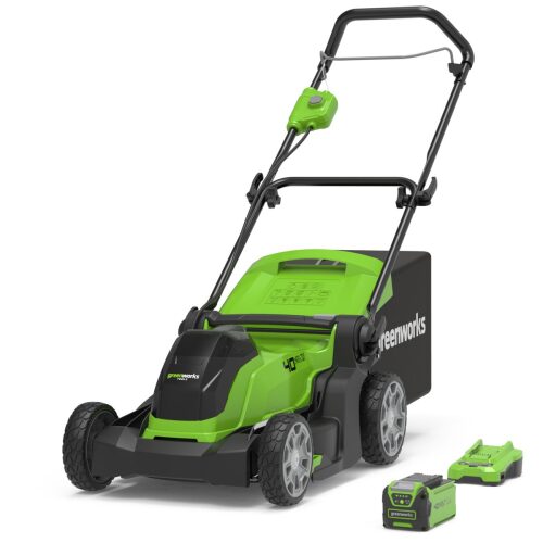 Greenworks VEJAPJOVĖ 41cm 40V g40lm41k2 (su 2Ah akumuliatoriumi)