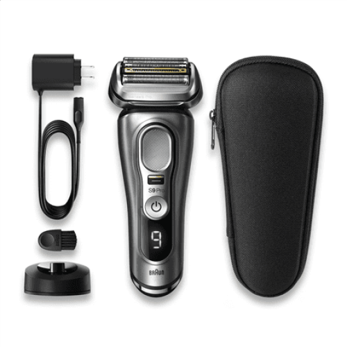 Braun Shaver 9415s Operating time (max) 60 min, Wet & Dry, Silver