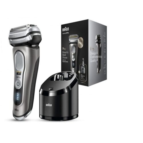 Braun Shaver 9465CC Operating time (max) 60 min, Wet & Dry, Graphite