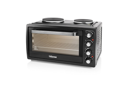 Tristar Electric mini oven OV-1443  Integrated timer, 38 L, Table top, 3100 W, Black, Rotary knobs