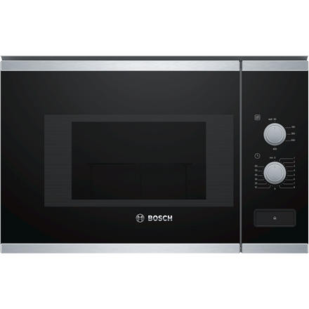 Bosch Microwave Oven BFL520MS0 Built-in, 20 L, 800 W, Stainless steel/Black