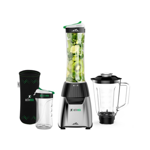 ETA Blender ActivMix Premium ETA210390000 Tabletop, 350 W, Jar material Glass, Jar capacity 1 L, Ice crushing, Black/Stainless steel