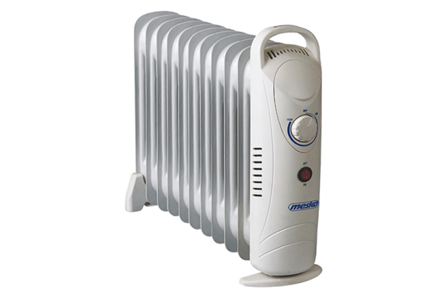 Mesko MS 7806 Oil Filled Radiator, 1200 W, Number of fins 11, White