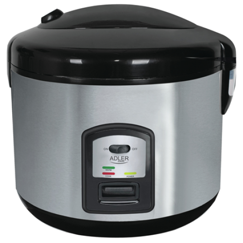 Adler AD 6406 Rice cooker Adler AD 6406 1,5 L, Black, Stainless steel, Lid included