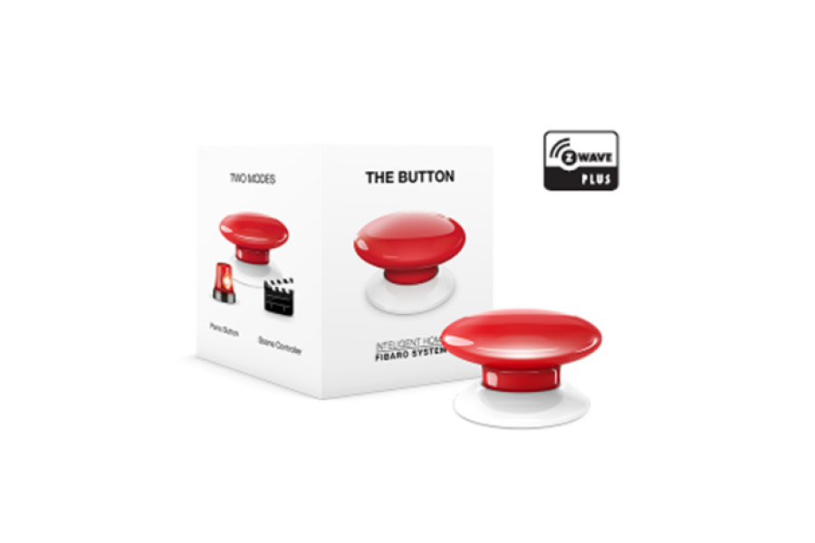 Fibaro The Button Z-Wave, Red