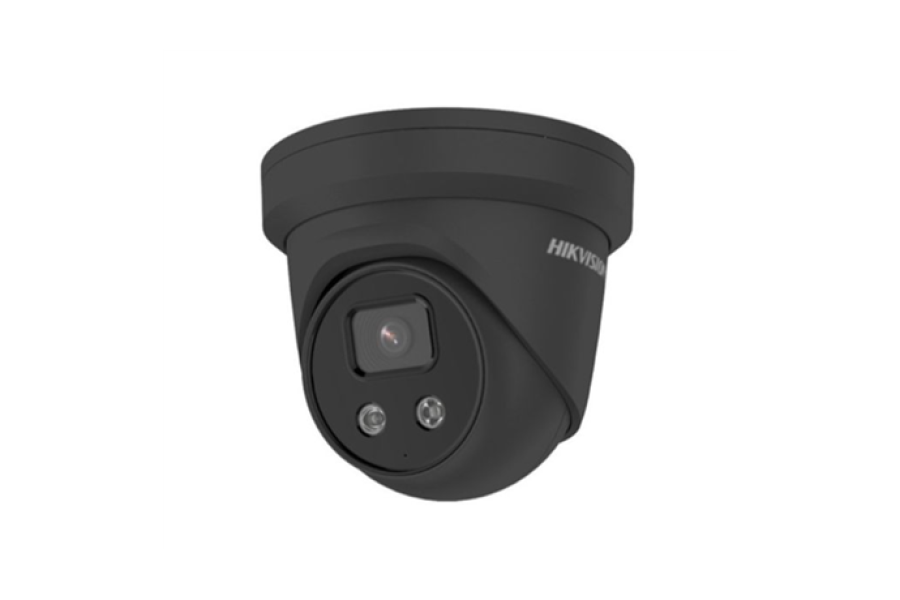 Hikvision IP Dome Camera DS-2CD2346G2-IU Dome, 4 MP, F2.8, IP66, H.265 +, Black, AcuSense / Darkfighter technologies, 256 GB, 103 °