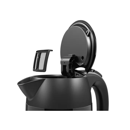 Bosch Kettle DesignLine TWK3P423 Electric, 2400 W, 1.7 L, Stainless steel, 360° rotational base, Jet black polished