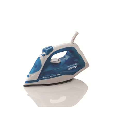 Gorenje SIH1800BLT Steam Iron, 1800 W, Water tank capacity 250 ml, Continuous steam 25 g/min, Blue/White