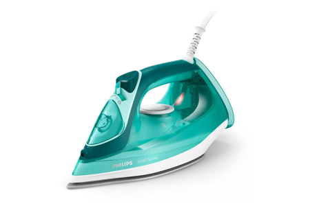 Philips Iron DST3030/70 Steam Iron, 2400 W, Water tank capacity 300 ml, Continuous steam 40 g/min, Green
