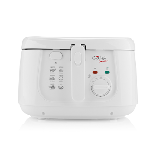 Gallet Fryer CAMELIN DF165 Power 1800 W, Capacity 2.5 L, White