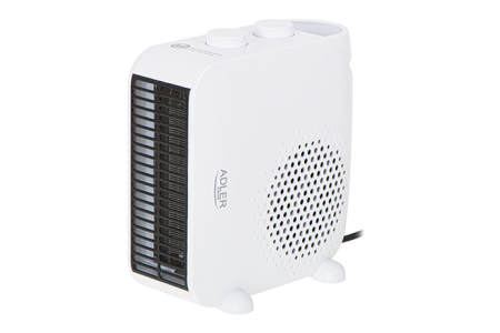 Adler Heater AD 7725w Fan heater, 2000 W, Number of power levels 2, White