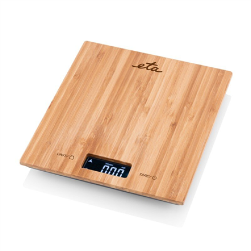 ETA Kitchen scale ETA977890000 Bambi Maximum weight (capacity) 5 kg, Graduation 1 g, Display type LCD, Brown
