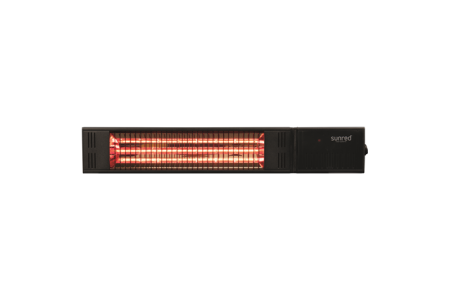 SUNRED Heater RDS-15W-B, Fortuna Wall  Infrared, 1500 W, Black, IP55