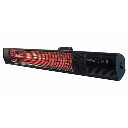 SUNRED Heater RD-DARK-20, Dark Wall Infrared, 2000 W, Black, IP55