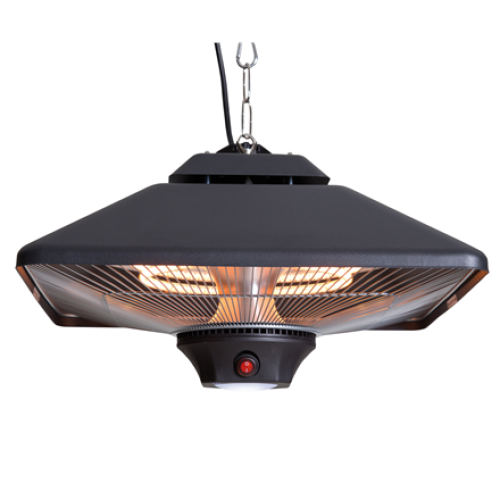 SUNRED Heater CE17SQ-B, Spica Bright Hanging Infrared, 2000 W, Black, IP24