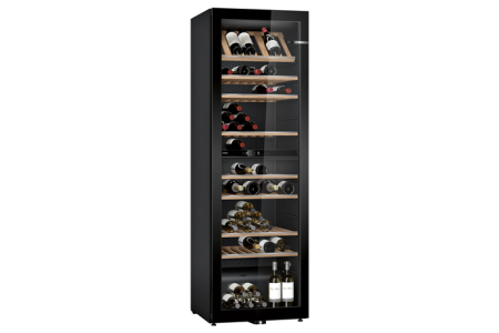 Bosch Wine Cooler KWK36ABGA Energy efficiency class G, Free standing, Bottles capacity 199, Black
