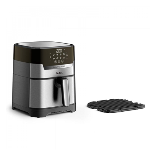 TEFAL Air Fryer with Grill EY505D15 Power 1400 W, Capacity 4.2 L, Stainless Steel