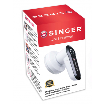 Singer Lint Remover 22001500206 White, Battery powered