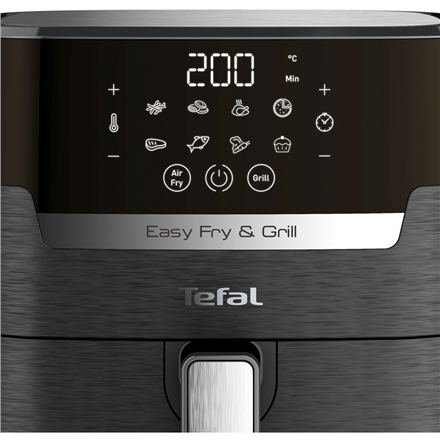 TEFAL Fryer Easy Fry and Grill EY505815 Power 1400 W, Capacity 4.5 L, Black