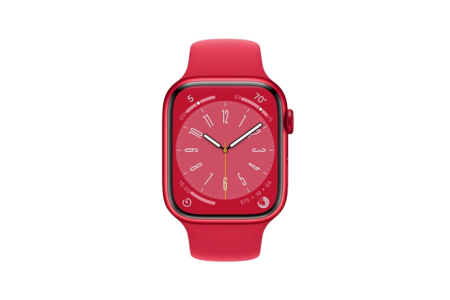 Apple Watch Series 8 MNKA3UL/A	 45mm, Smart watches, GPS (satellite), Retina LTPO OLED, Touchscreen, Heart rate monitor, Waterproof, Bluetooth, Wi-Fi, eSIM, Red, Red