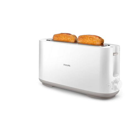 Philips Toaster HD2590/00 Daily Collection Power 870-1030 W, Number of slots 2, Housing material Plastic, White