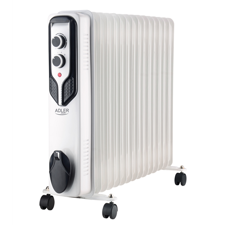 Adler Oil-Filled Radiator AD 7819	 2500 W, Number of power levels 3, White