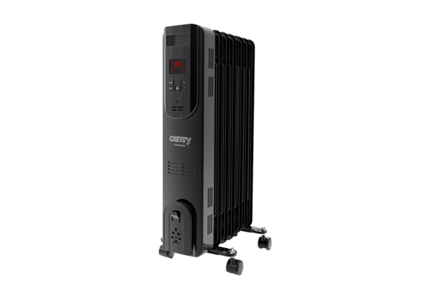 Camry Oil-Filled Radiator with Remote Control CR 7812	 1500 W, Number of power levels 3, Black