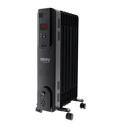 Camry Oil-Filled Radiator with Remote Control CR 7812	 1500 W, Number of power levels 3, Black