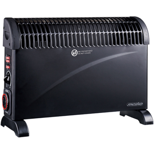 Mesko Convector Heater with Timer and Turbo Fan  MS 7741b Convection Heater, 2000 W, Number of power levels 3, Black