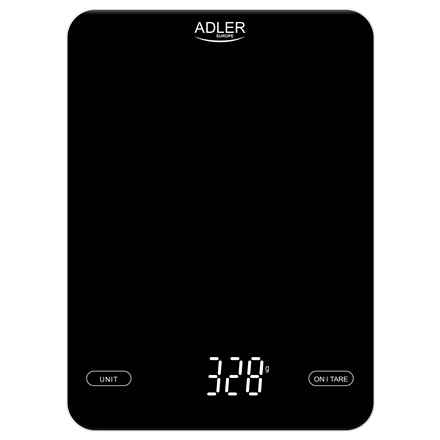Adler Kitchen Scale AD 3177b Maximum weight (capacity) 10 kg, Accuracy 1 g, Black