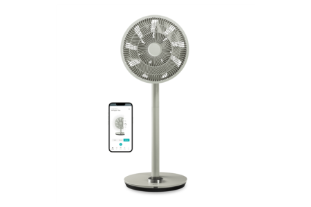 Duux Fan Whisper Flex Smart Diameter 34 cm, Sage, Number of speeds 26, 3-29 W, Oscillation