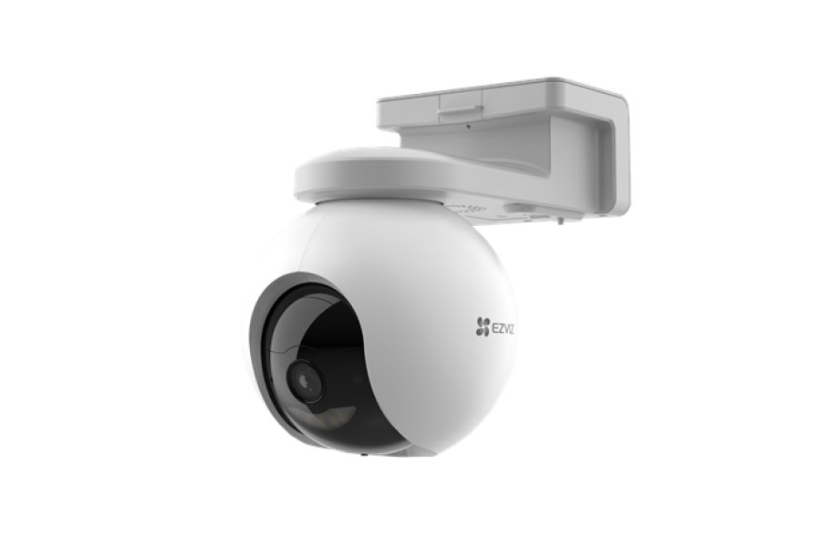 EZVIZ IP Camera  CS-EB8 4G/LTE with battery 3 MP, 4mm, IP65, H.265 / H.264, MicroSD, max. 512 GB, White