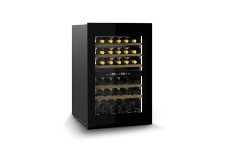 Caso Wine Cooler WineDeluxe WD 41 Energy efficiency class F, Built-in, Bottles capacity 41, Black