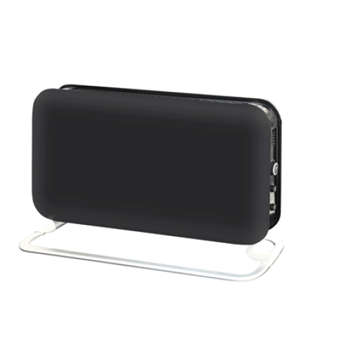 Mill CO1200WIFI3BLACK GEN3 Convection Heater, 1200W, Steel fronts, LED display, Black