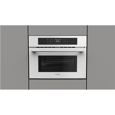 Fulgor Microwave Oven Combi FCMO 4510 TEM WH JEWEL Built-in, 900 W, Grill, White Glass