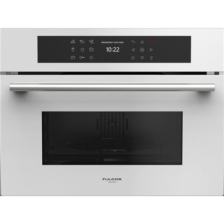 Fulgor Microwave Oven With Grill FGMO 4508 TEM WH JEWEL Built-in, 1000 W, Grill, White Glass