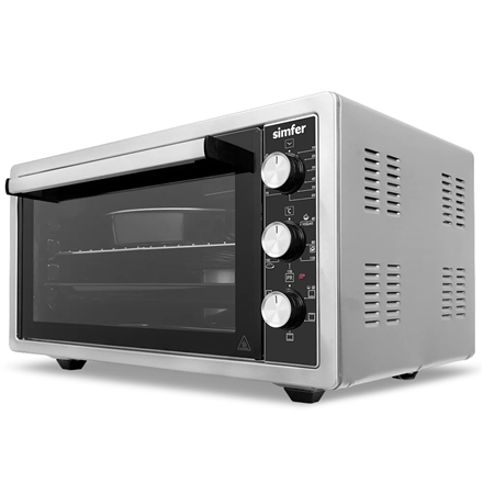 Simfer Midi Oven M 4543 TURBO	 45 L, Electric, Mechanical, Stainless Steel