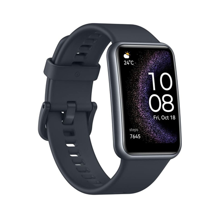 Huawei Watch Fit SE (10mm) Stia-B39 1.64, Smart watch, GPS (satellite), AMOLED, Touchscreen, Heart rate monitor, Waterproof, Bluetooth, Black