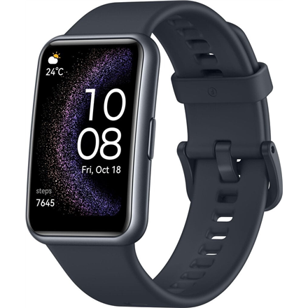Huawei Watch Fit SE (10mm) Stia-B39 1.64, Smart watch, GPS (satellite), AMOLED, Touchscreen, Heart rate monitor, Waterproof, Bluetooth, Black