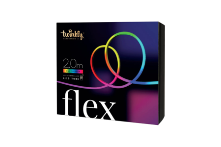 Twinkly Flex Smart LED Tube Starter Kit 200 RGB (Multicolor), 2m, White