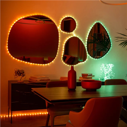 Twinkly Dots Smart LED Lights 200 RGB (Multicolor), 10m, Transparent