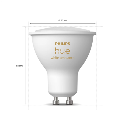 Philips Hue WA 4.3W GU10 3pcs pack
