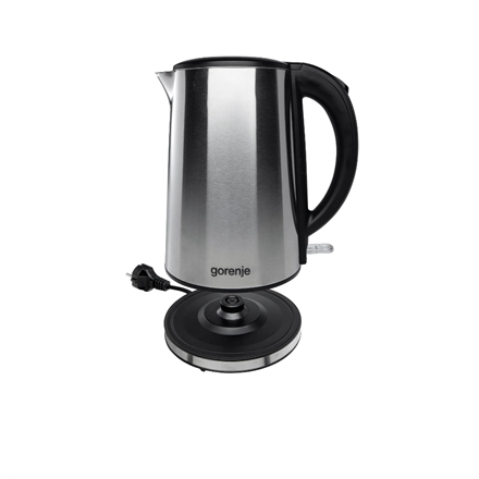 Gorenje Kettle K15DWS Electric 2200 W 1.5 L Stainless steel 360° rotational base Stainless Steel