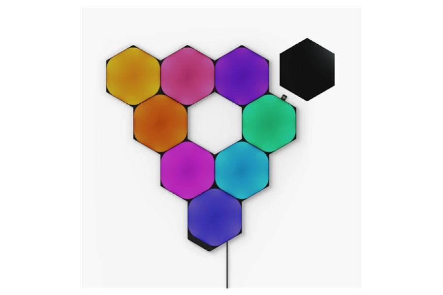 Nanoleaf Shapes Black Hexagons Starter Kit (9 panels)