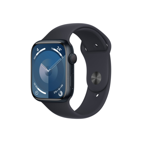 Apple Apple Watch Series 9 GPS 45mm Midnight Aluminium Case with Midnight Sport Band - M/L