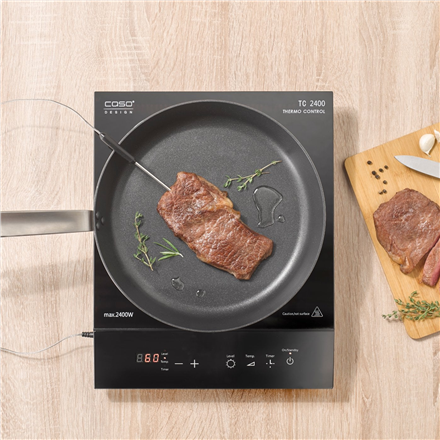 Caso Table hob TC 2400 ThermoControl Number of burners/cooking zones 1 Sensor touch Black Induction