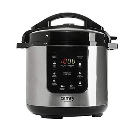 Camry Pressure cooker CR 6409 1500 W Alluminium pot 6 L Number of programs 8 Stainless steel/Black